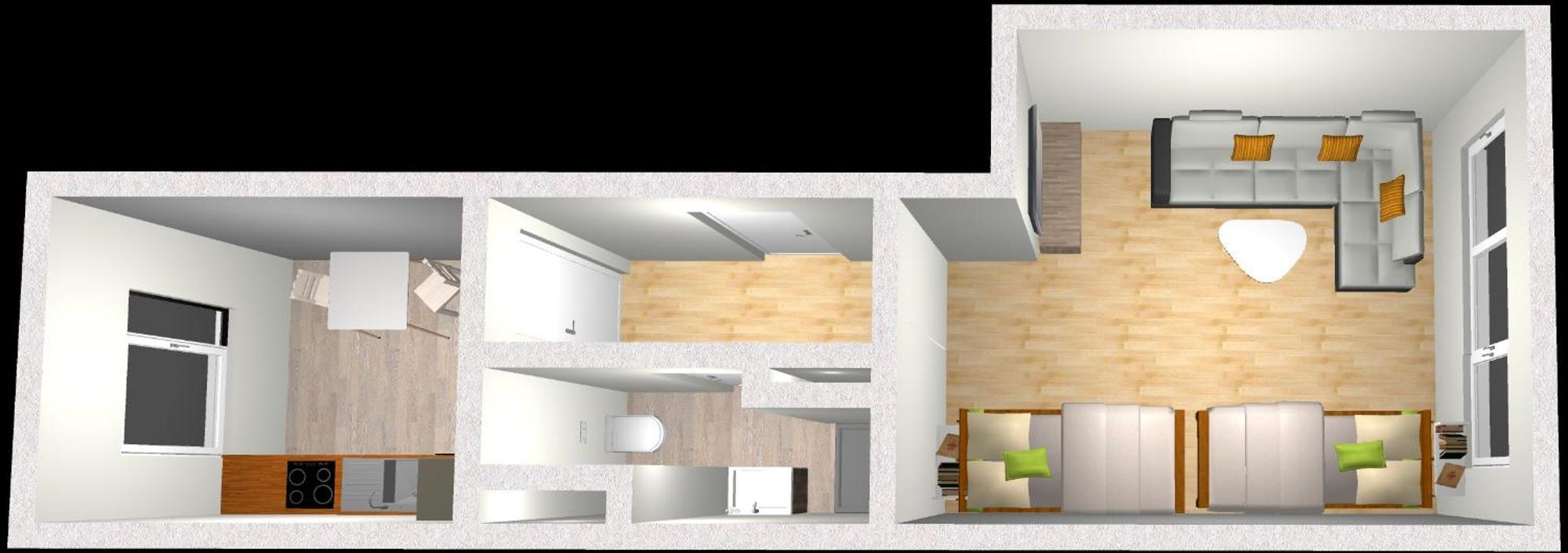 Emas4 Wohnung Mit 2 Einzelbetten, Kueche Krefeld Ngoại thất bức ảnh
